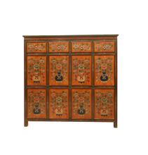 Load image into Gallery viewer, Tibetan Hand Painted High Lacquer Sideboard
